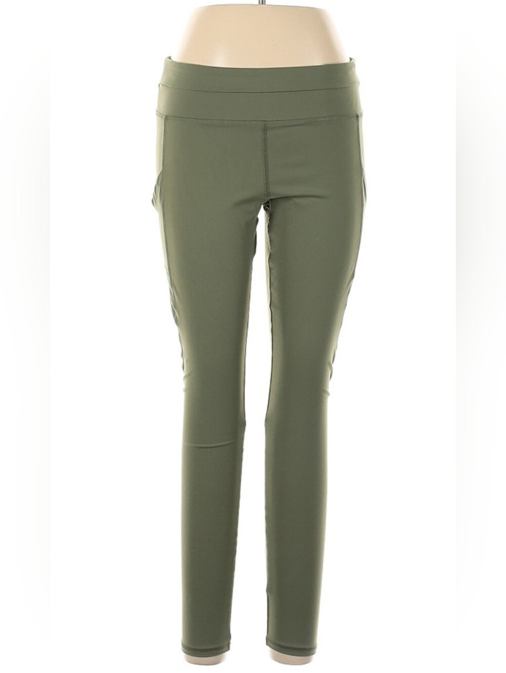 Forever 21 Women's Green Stretch Leggings